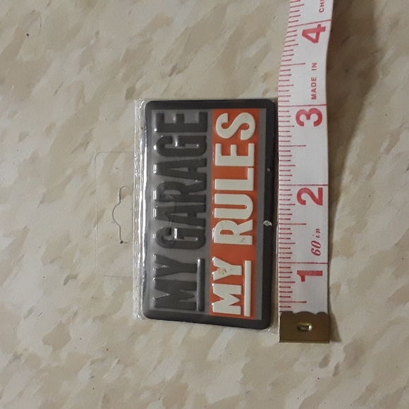 My garage my rules magnet/ BUNDLE ONLY - Picture 2 of 2